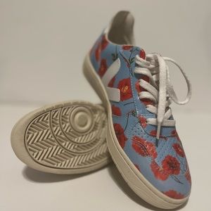 VEJA Blue Floral Print Sneakers - Women’s Sneakers - Size 6